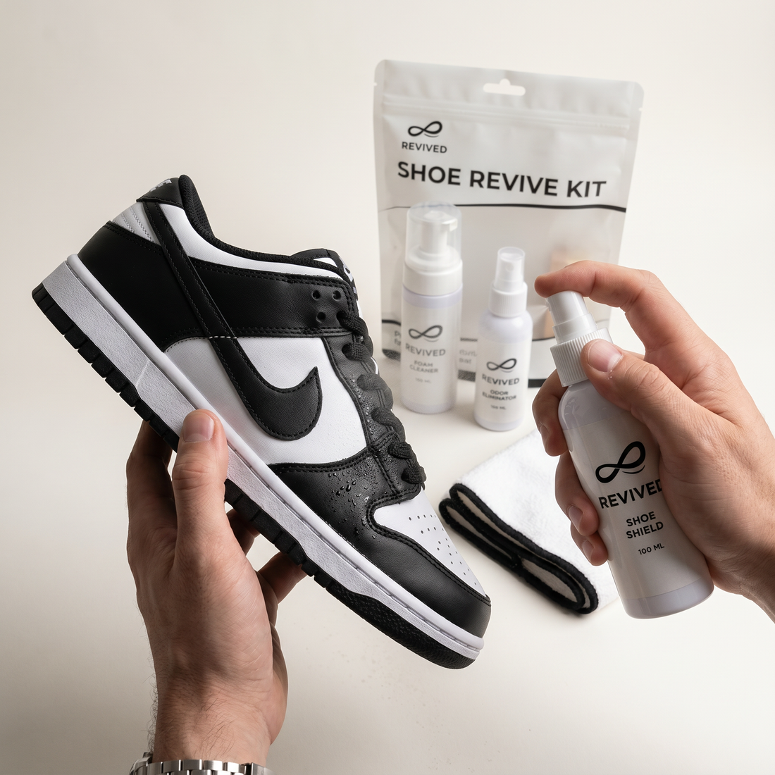 Så skyddar du dina sneakers mot vatten och fläckar