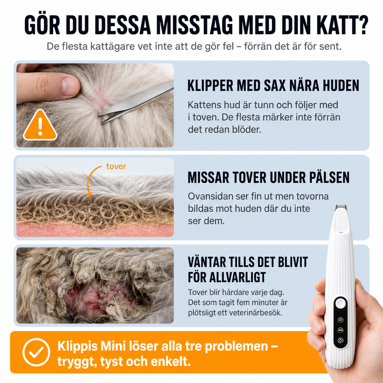 Klippis Mini - för en friskare & lyckligare katt